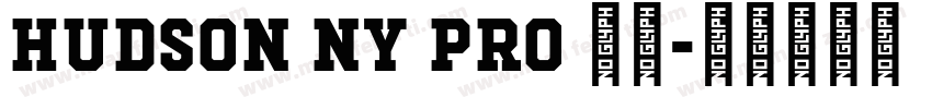 Hudson NY Pro 字体字体转换